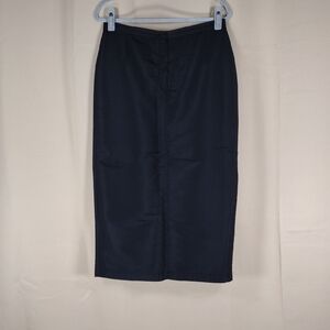 Gaia Life Women’s UK 10 Black Pencil Skirt Vintage 90s Italian Preppy Office